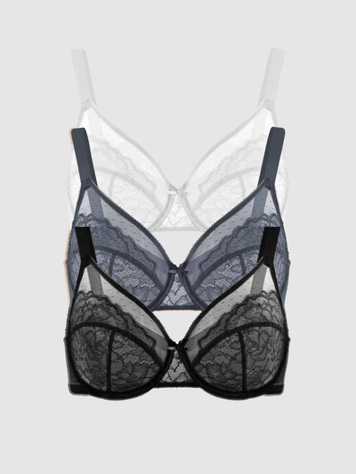 3-Pack Lynx – Unlined Minimizer Bra