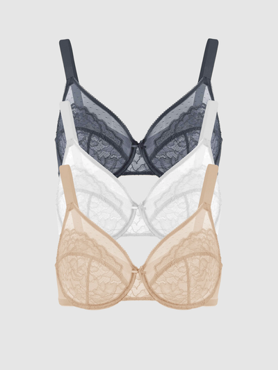 3-Pack Oryx – Unlined Minimizer Bra
