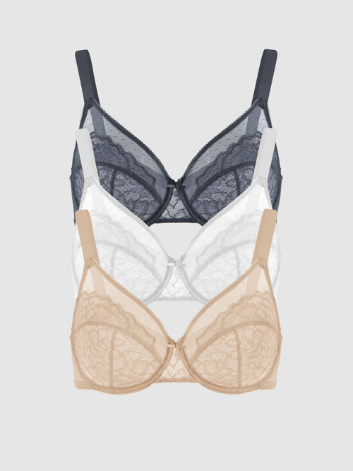 3-Pack Oryx – Unlined Minimizer Bra