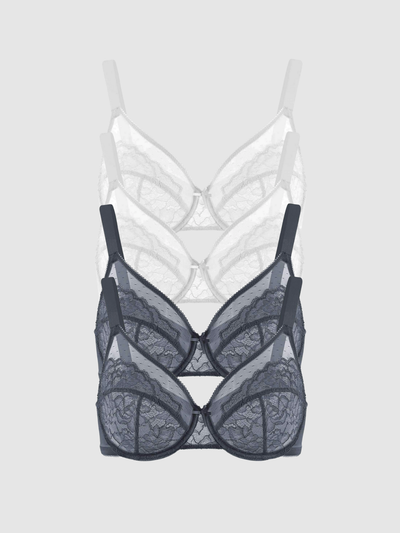 4-Pack Dove – Unlined Minimizer Bra