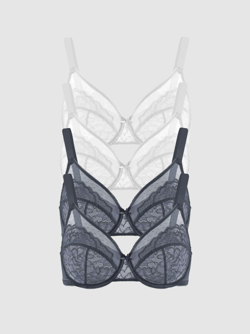 4-Pack Dove – Unlined Minimizer Bra