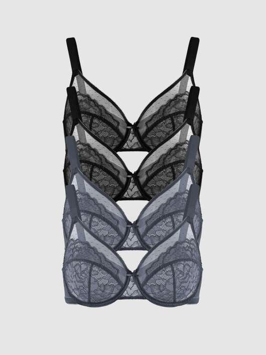 4-Pack She Wolf – Unlined Minimizer Bra