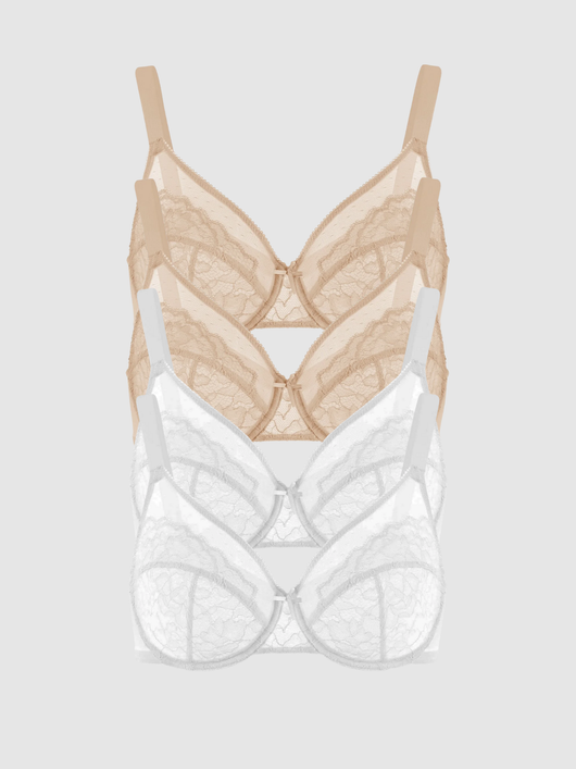 4-Pack Caracal – Unlined Minimizer Bra