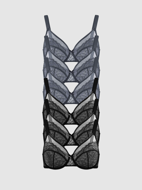 6-Pack She Wolf – Unlined Minimizer Bra