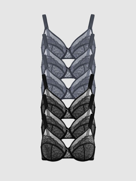 6-Pack She Wolf – Unlined Minimizer Bra