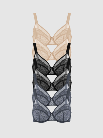 6-Pack Jaguar – Unlined Minimizer Bra