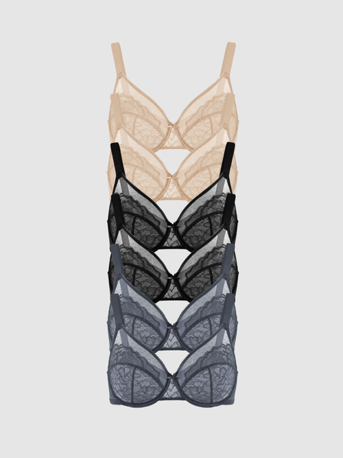 6-Pack Jaguar – Unlined Minimizer Bra