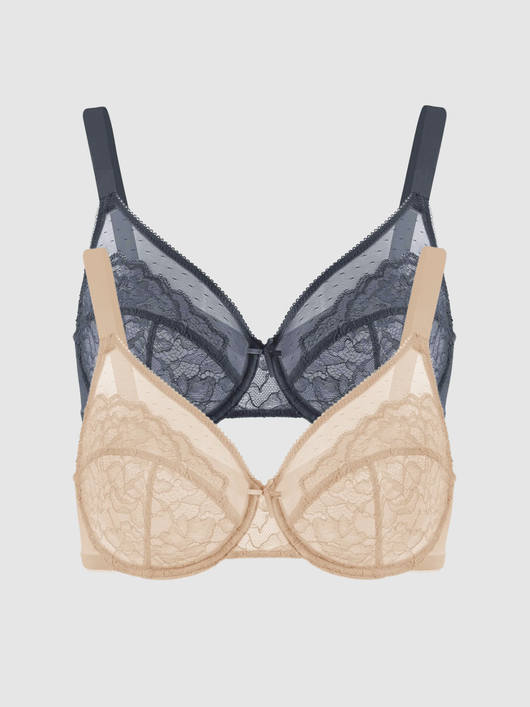 2-Pack Gazelle – Unlined Minimizer Bra