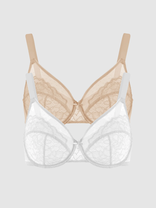 2-Pack Caracal – Unlined Minimizer Bra
