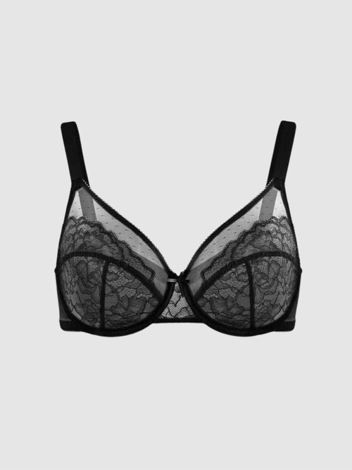 Unlined Minimizer Bra – Black