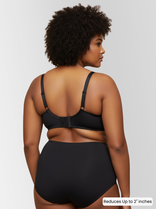 2-Pack Black – Unlined Minimizer Bra