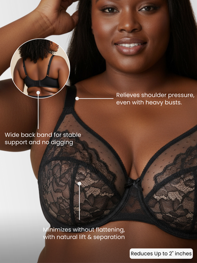 2-Pack Zebra – Unlined Minimizer Bra