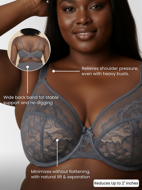 2-Pack Gazelle – Unlined Minimizer Bra